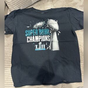 Eagles Super Bowl Champions Kids T-Shirt - Black